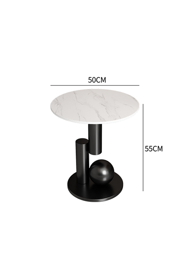 Modern Living Room Sofa Marble Side Table 50*50*55cm