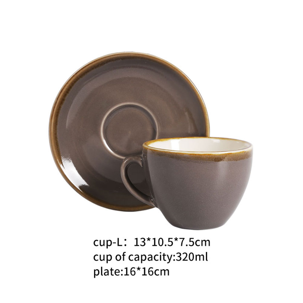 320ml kiln coffee cups and saucers