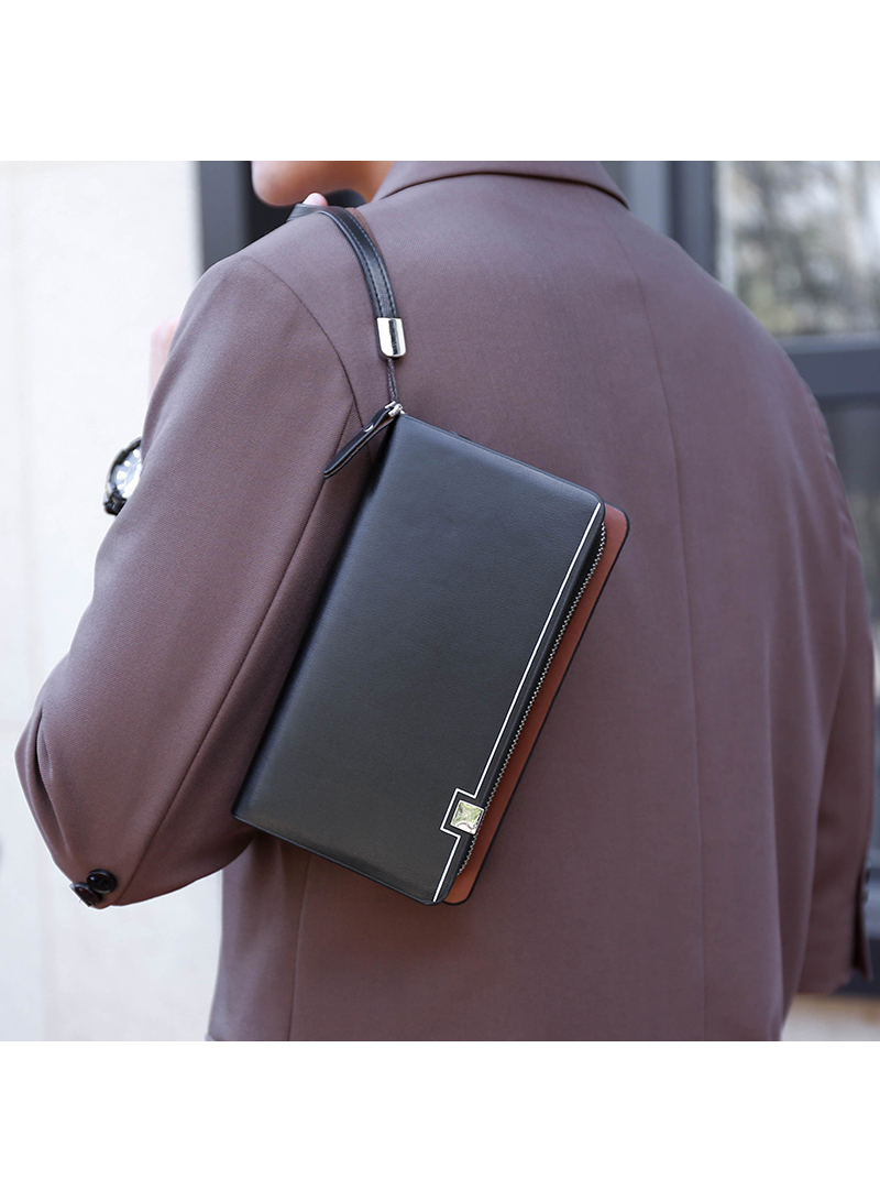 Men's Long Wallet Clutch Multifunctional Bag
