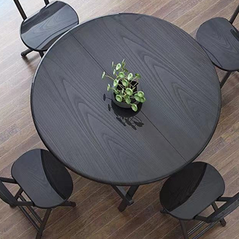 Round folding table 80*80*74cm