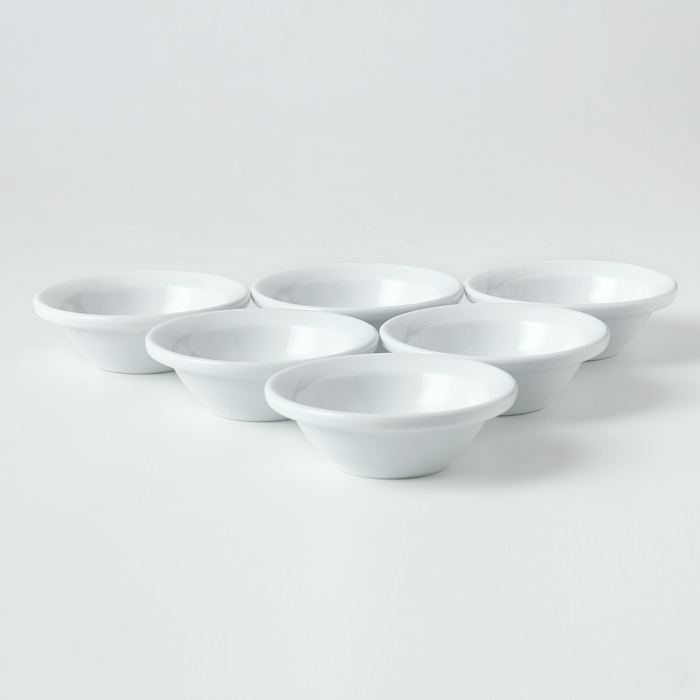 6-Piece White Seasoning Bowl Set