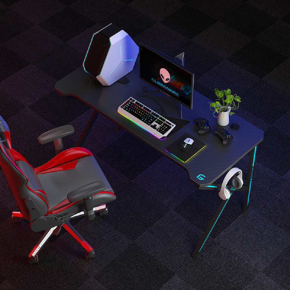 Home K-shaped Gaming Computer Table