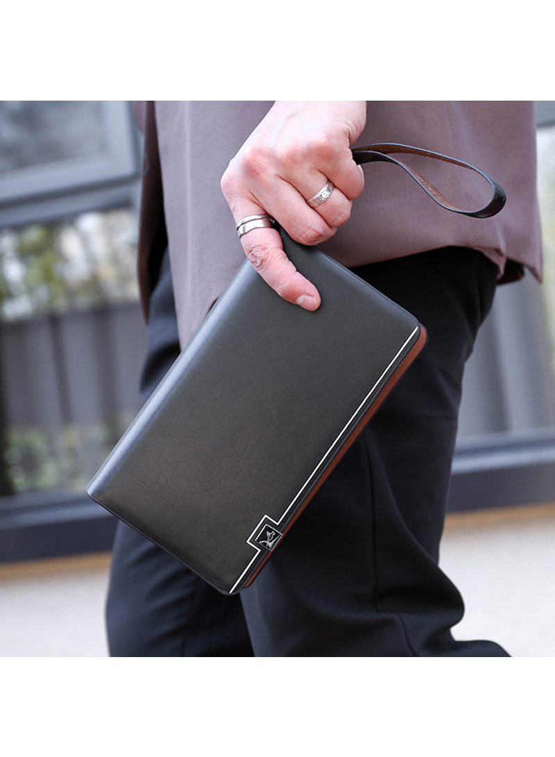 Men's Long Wallet Clutch Multifunctional Bag