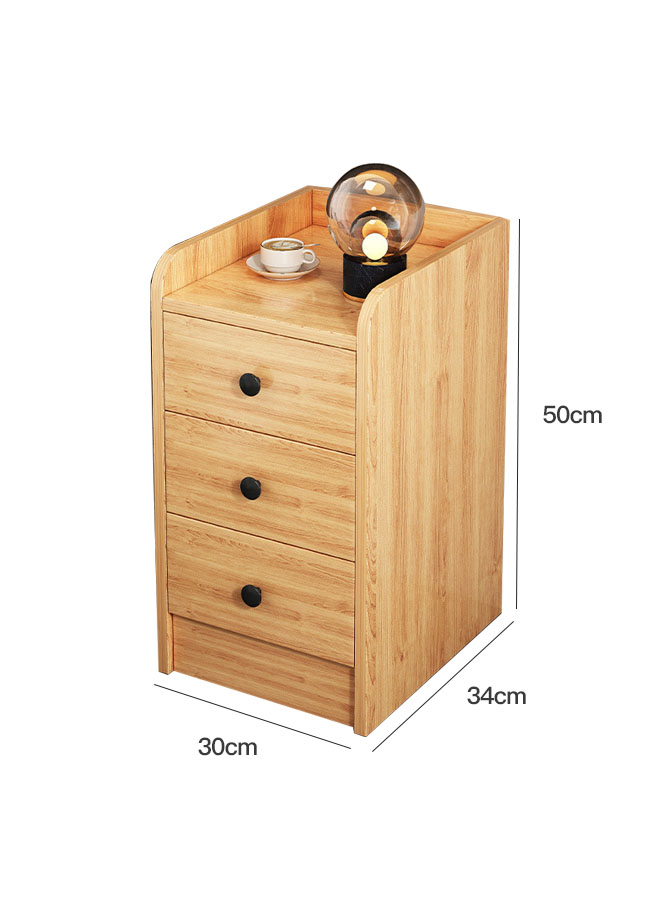 European-style Light Luxury Bedside Table With Drawers 50*42*47cm