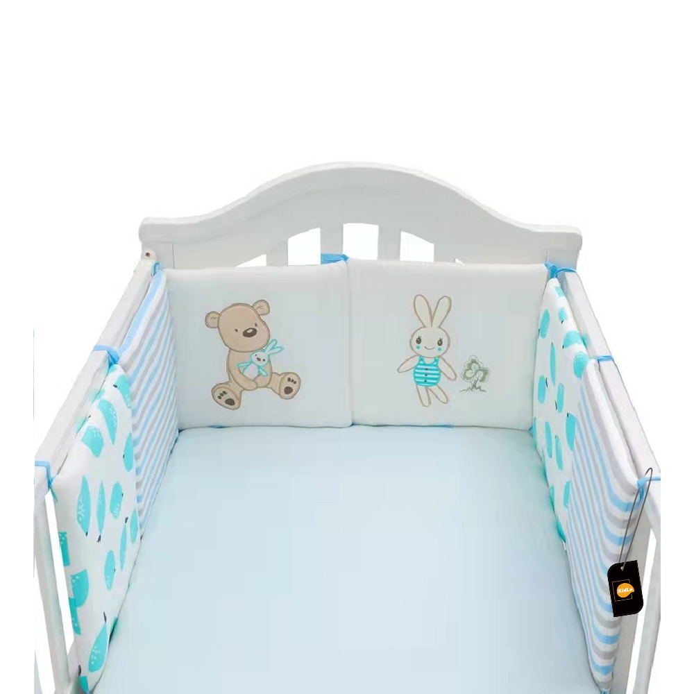 Baby Cotton Anti-collision Bed Surrounding The Bed, Baby Safety Fence 6 Piece Set, Baby Anti-collision Bedding