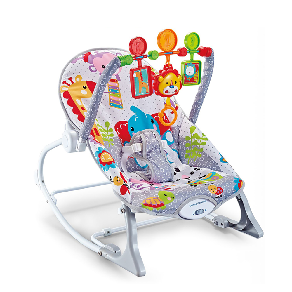 Baby Rocking Chair Baby Multi-function Music Vibration Rocking Bed Lightweight Foldable Children Rocking Rocking Chair To Coax Baby Recliner