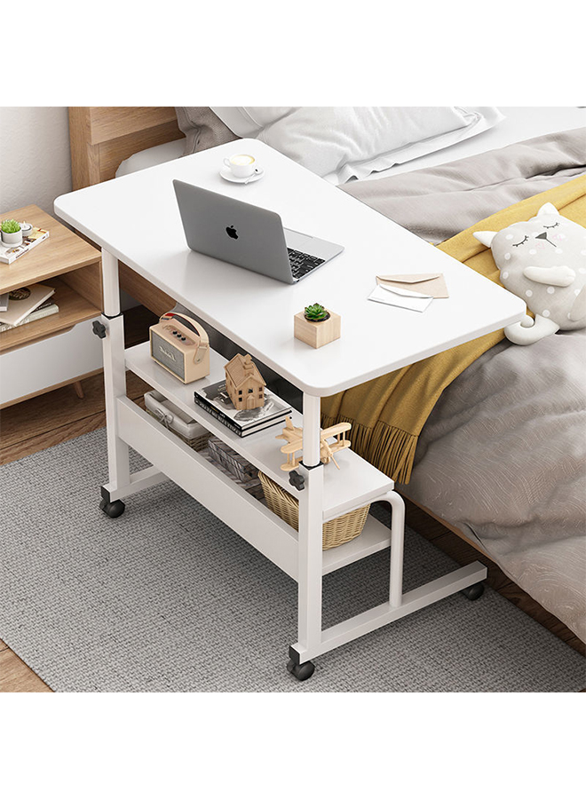 Bedside Table in The Bedroom Movable Lifting Table 80*40*(79-90)cm
