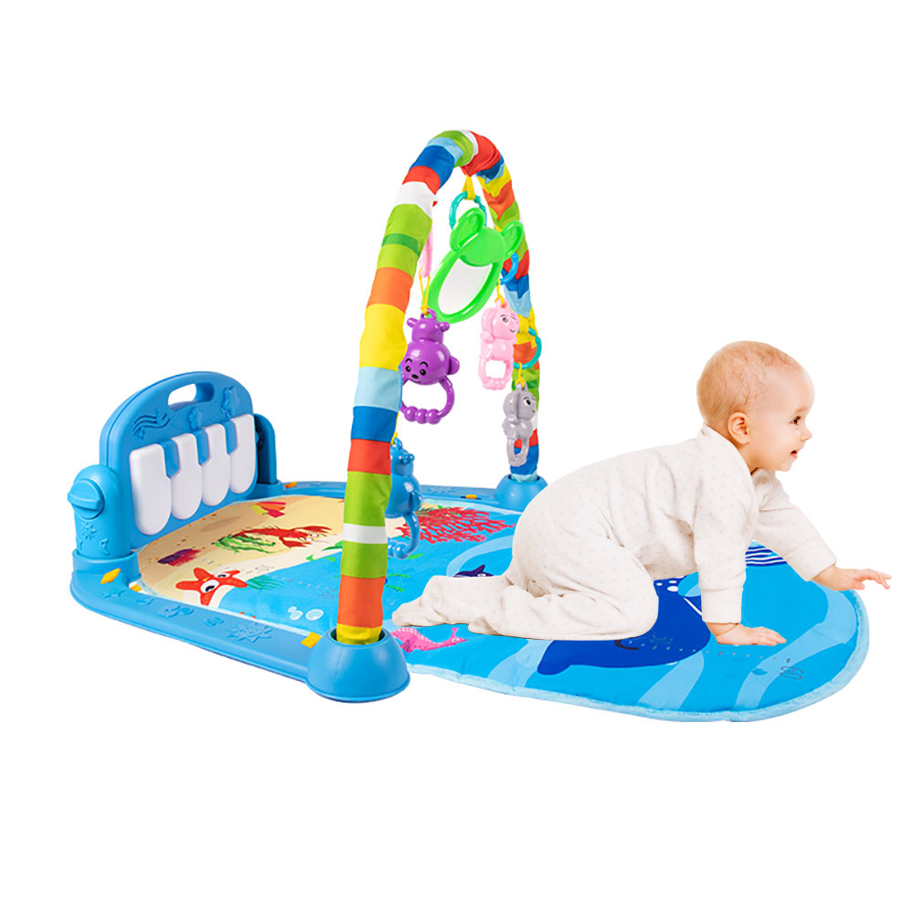 Infant Music Pedal Piano Fitness Rack 0-18 Months Baby Crawling Mat Children's New Toys
