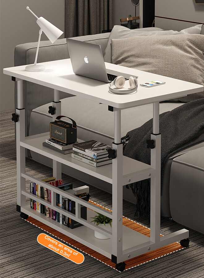Sharpdo Bedside Table Simple Lifting Computer Table Movable Household Double-layer Learning Office Table