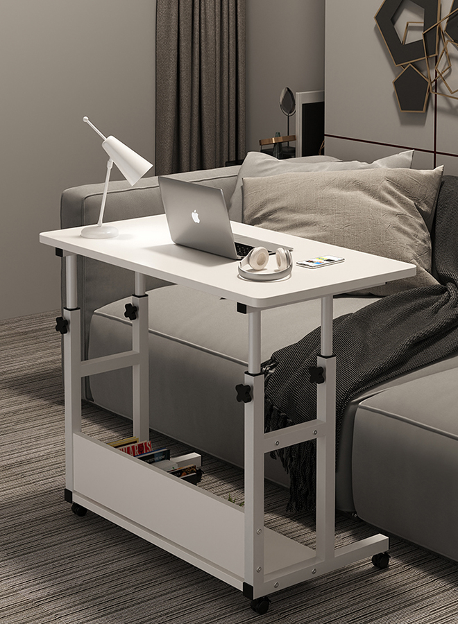 Bedside Table in The Bedroom Movable Lifting Table 80*40*(56-82)cm