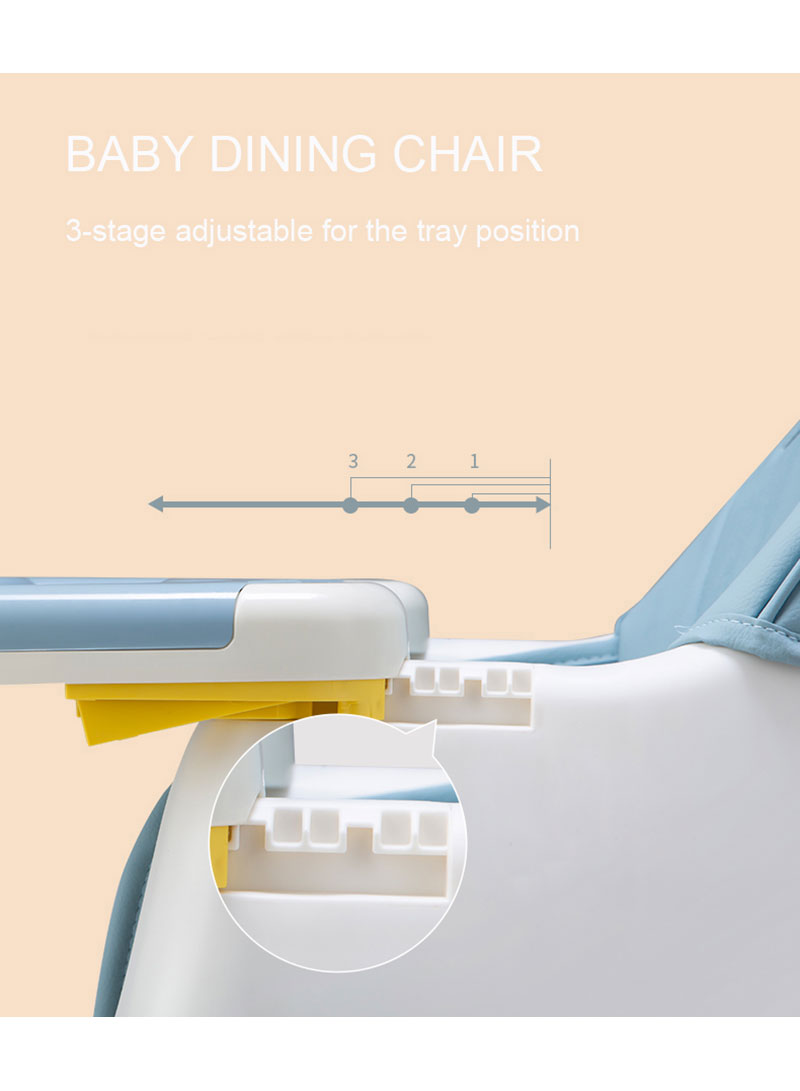 Multifunctional Portable Baby Dining Car With Roller Wheels