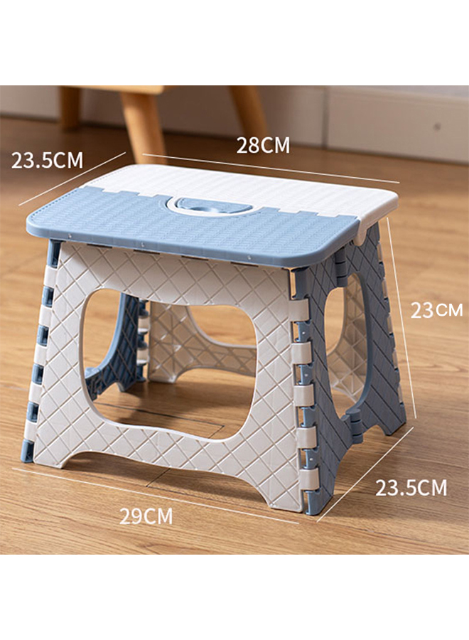 Household Or Outdoor Multipurpose Folding Step Stool Blue 29*23.5*23cm