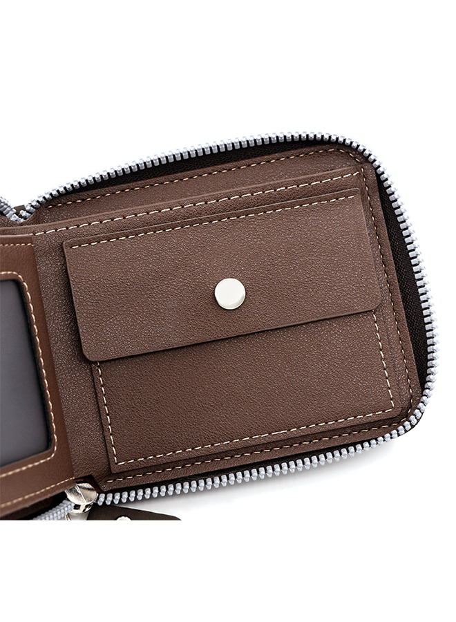 Men's Wallet Short Wallet Card Bag Certificate Bag 11.5*9.5*3cm