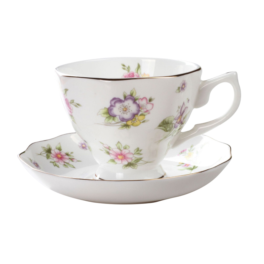Fine Bone China Coffee Cup And Saucer Espresso Cup