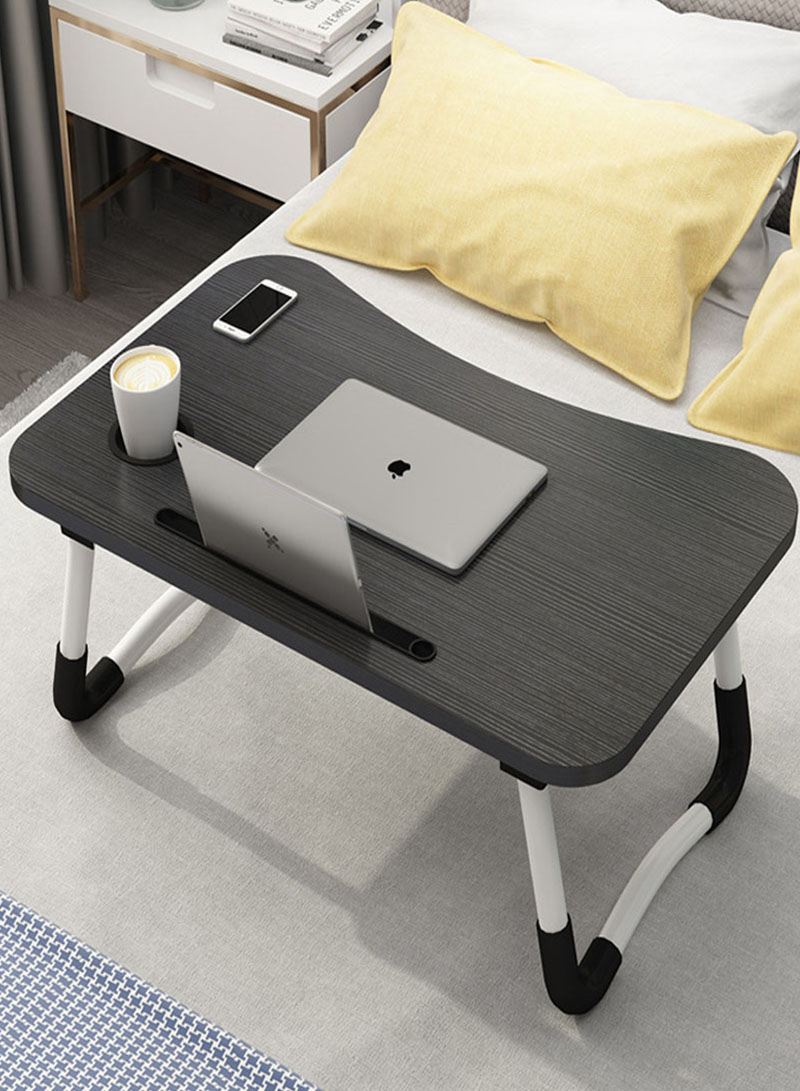Multifunctional Folding Computer Table With Cup Holder