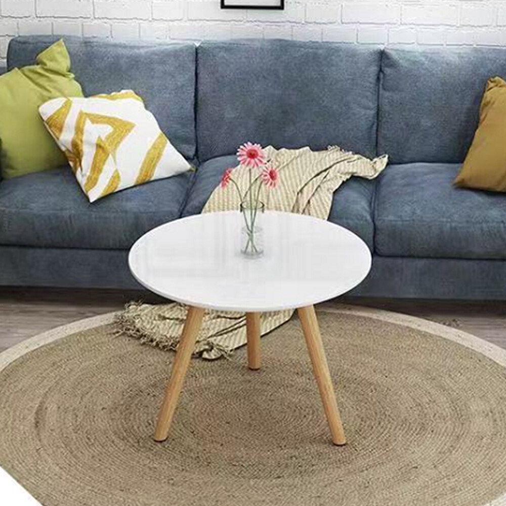 Round + Drop-shaped Coffee Table