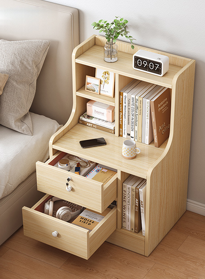 Minimalist Modern Bedside Table Storage Cabinet 42*30*70cm
