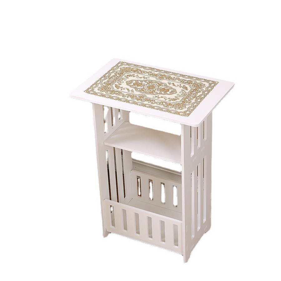 Modern simple coffee table Magazine Table pastoral living room small square table large leisure side table