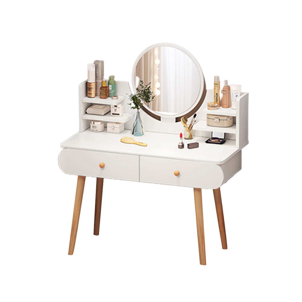Sharpdo Multi-tier Dresser With Drawer And Mirror For Bedroom