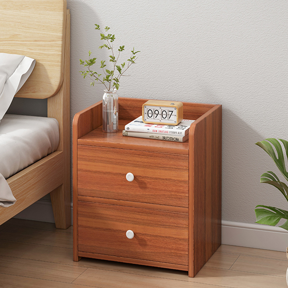 Sharpdo Nightstands Home Bedside Storage Cabinet With 2 Drawers