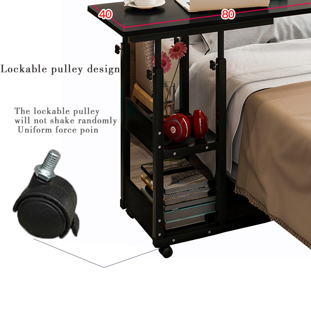 Mobile dormitory bed desk