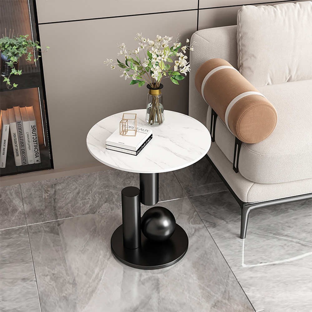 Modern Living Room Sofa Marble Side Table 50*50*55cm