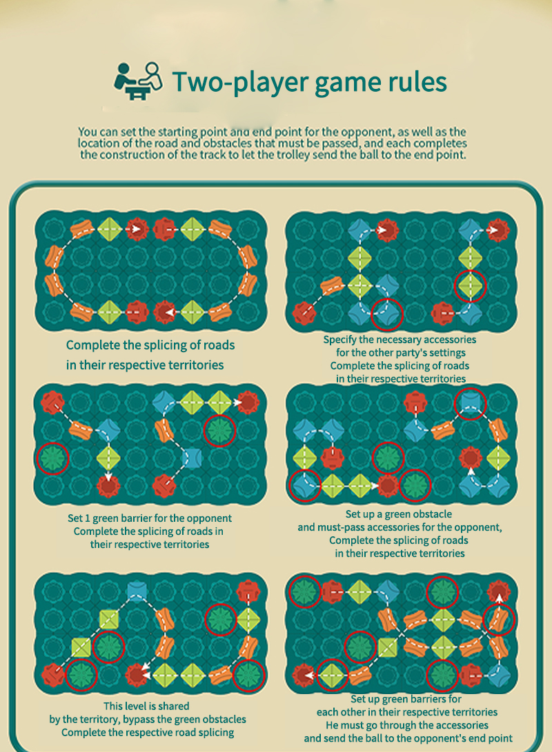 Puzzle Road Maze Board Game 28pcs