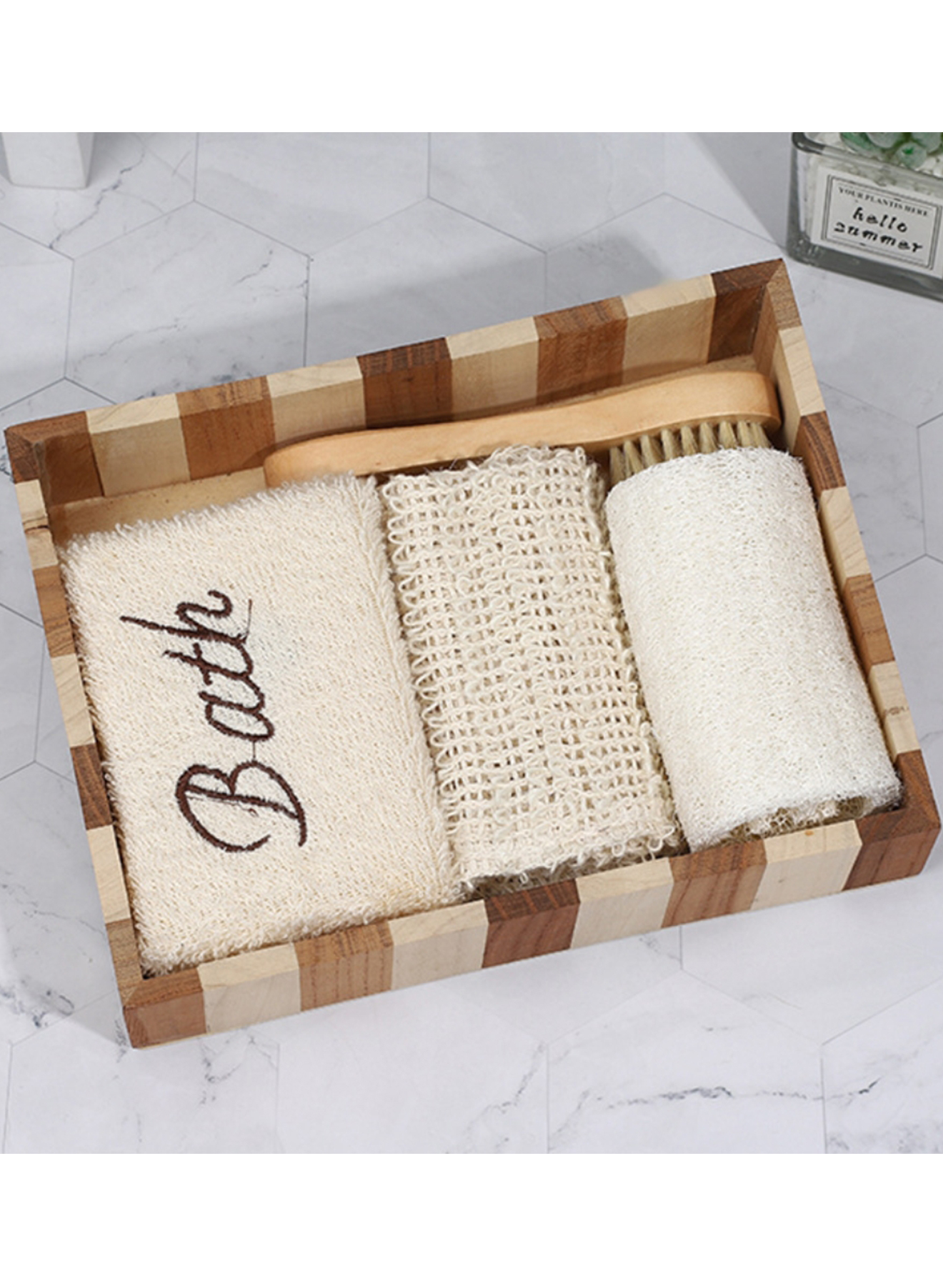4-Piece Bath Gift Box Set