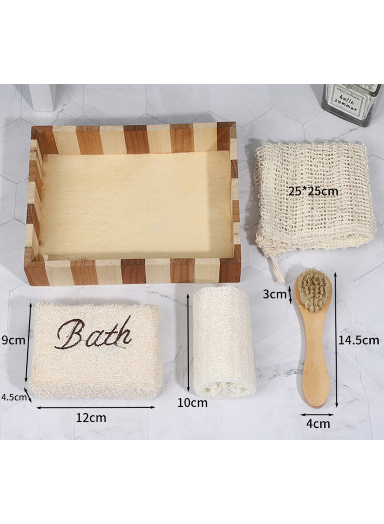 4-Piece Bath Gift Box Set