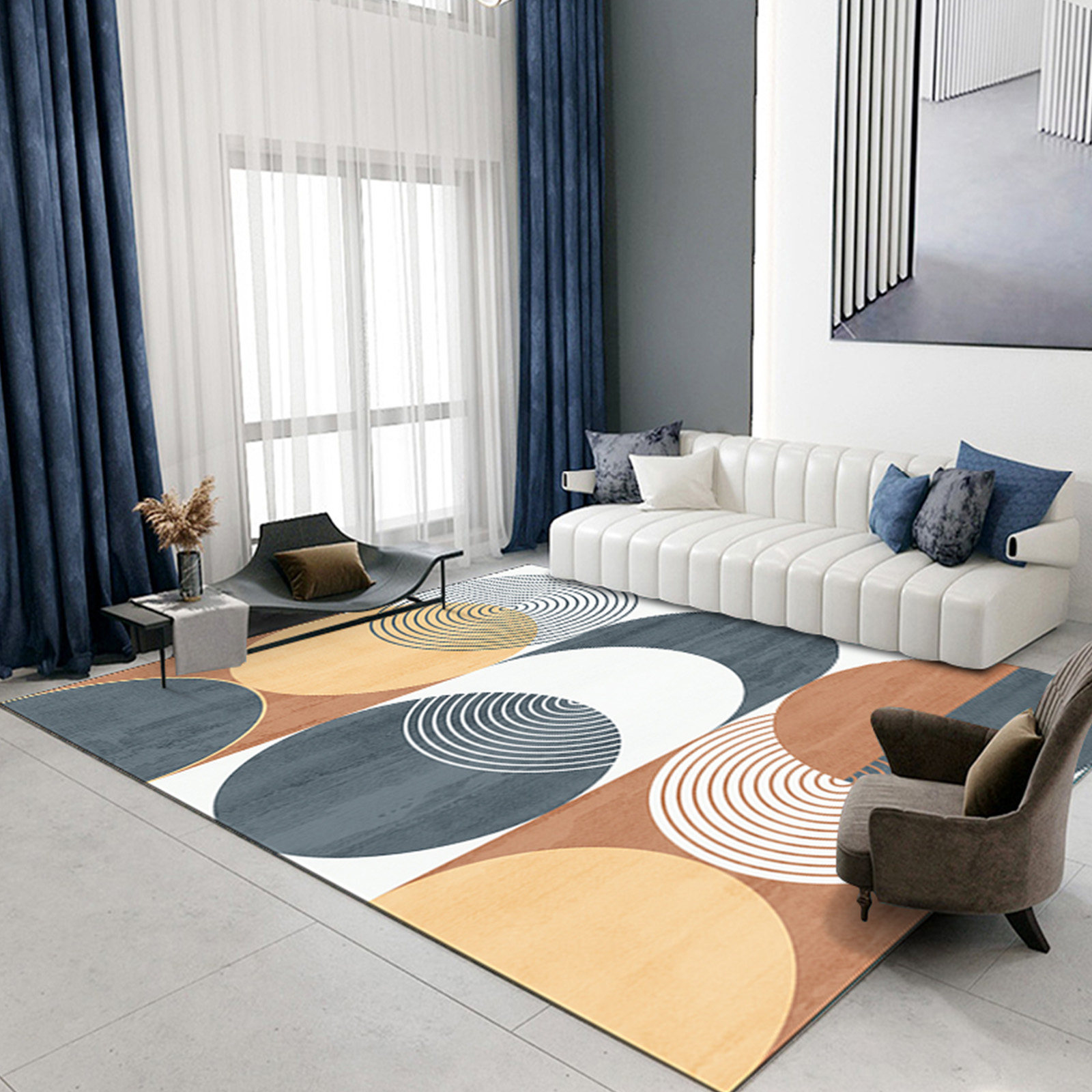 Household Modern Minimalist Living Room Sofa Coffee Table Carpet 200*300CM