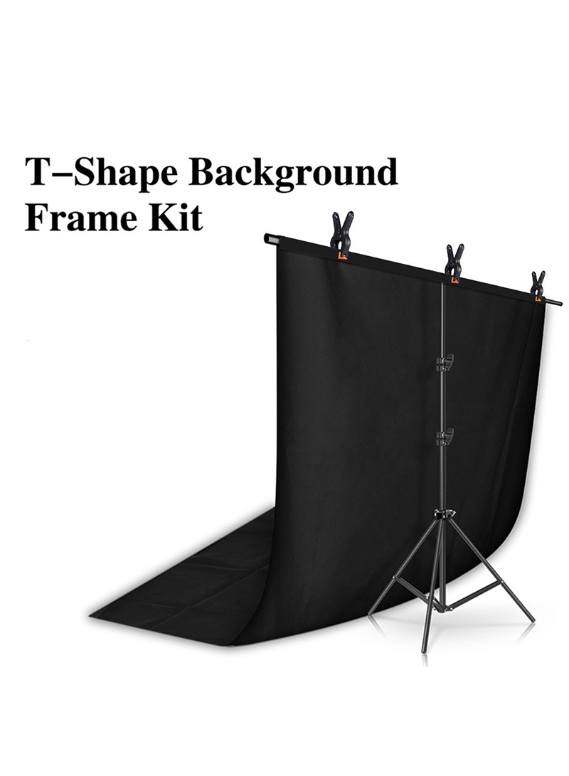 Professional Photography Photo Backdrop Stands T-Shape Background Frame Support System Stands With Clamps for Video Studio