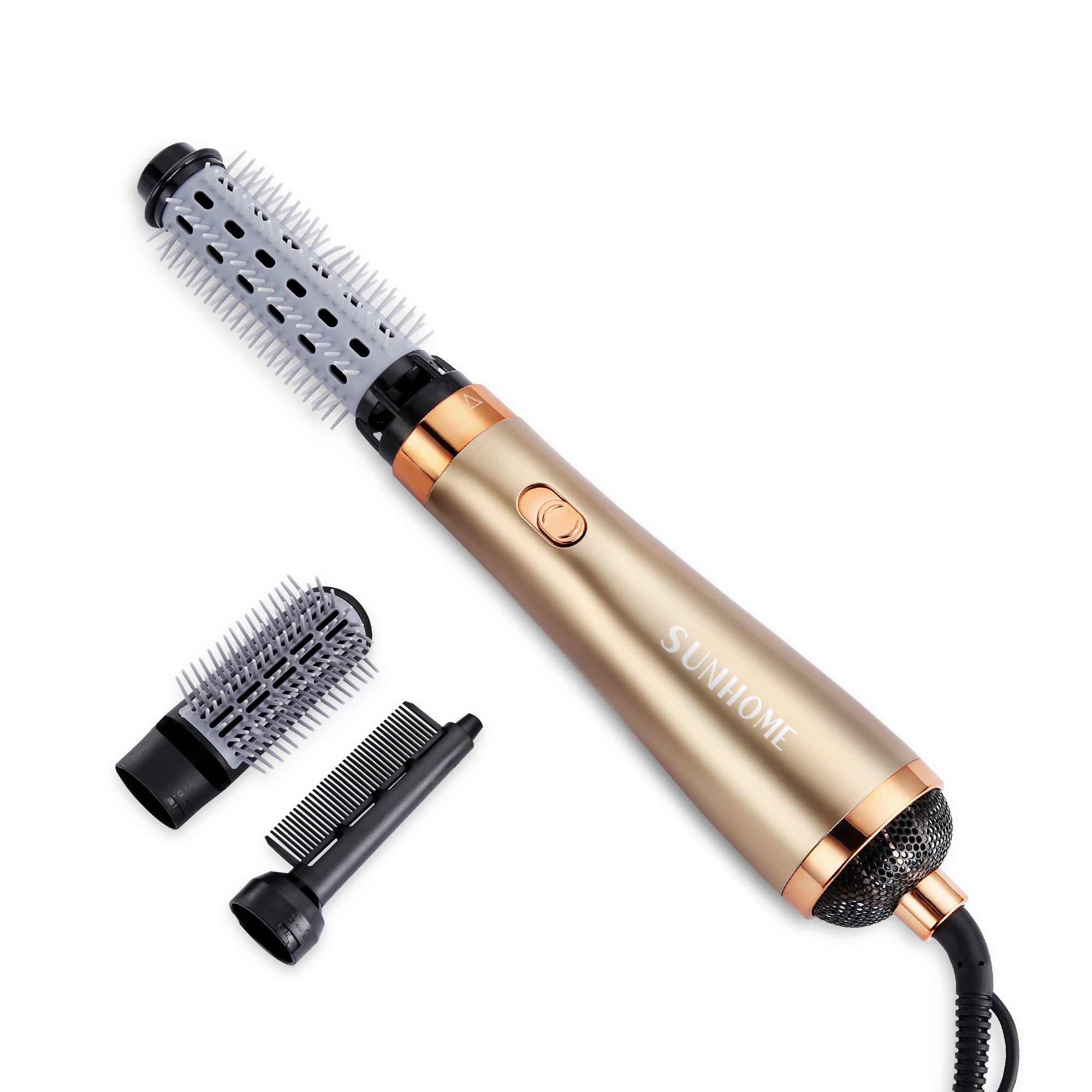 Hair Dryer Brush, Blow Dryer Brush in One, 3 in 1 Hot Air Brush One Step Hair Dryer and Styler, Negative Ionic Dryer Brush Detachable Brush Hair Dryers