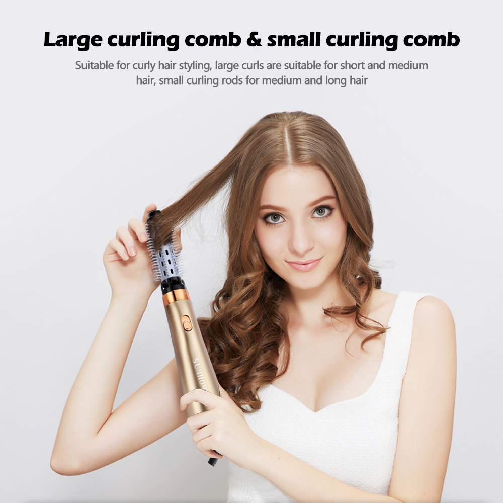 Hair Dryer Brush, Blow Dryer Brush in One, 3 in 1 Hot Air Brush One Step Hair Dryer and Styler, Negative Ionic Dryer Brush Detachable Brush Hair Dryers
