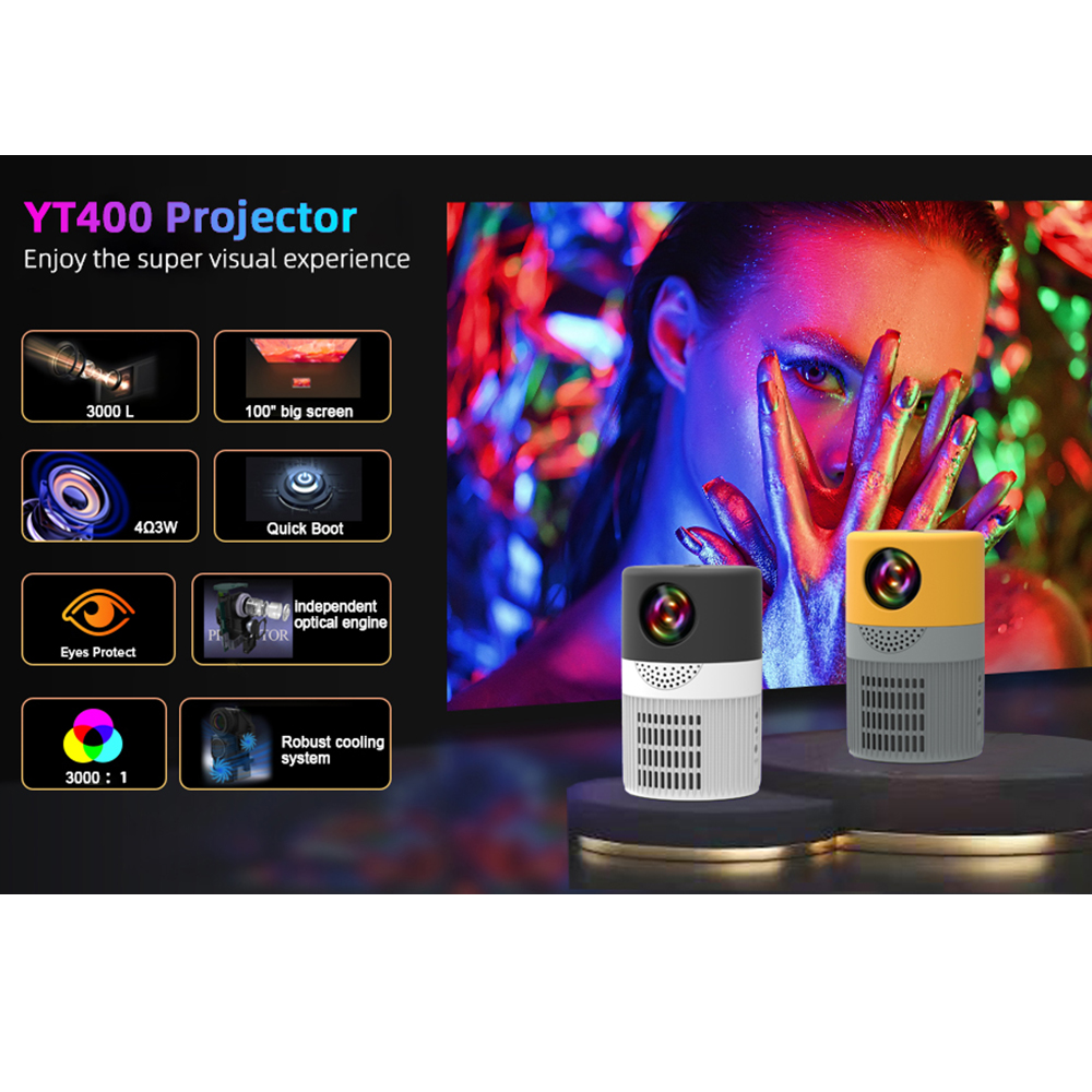Yt400 Home Pico Projector (multimedia Version)
