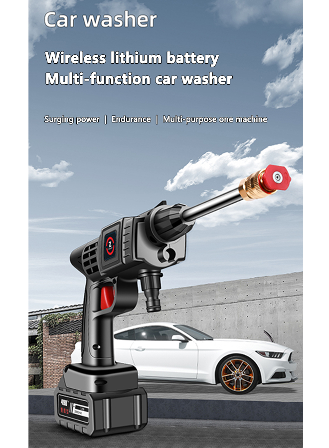 Cordless Electric High Pressure Car Washer Water Gun