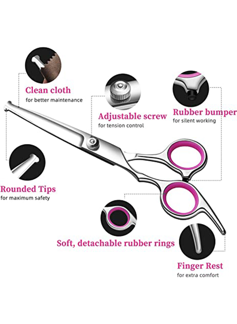 Pet Grooming Scissors Set Pet Cleaning Beauty Tool For Dogs and Cats