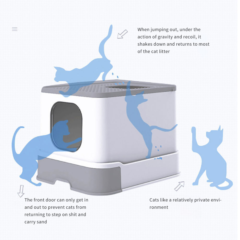 Drawer Type Cat Litter Box