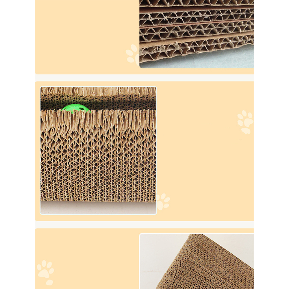 Cat Scratch Board Claw Grinding Device Cat Claw Board Corrugated Paper Cat Scratching Pad Cat Toy Grinding Board Cat Litter Toy