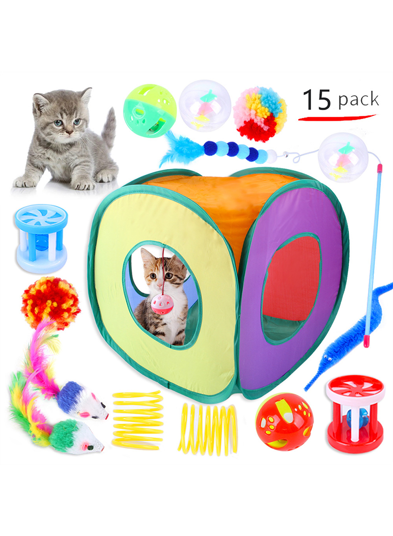 15 Piece Cat Toy Set