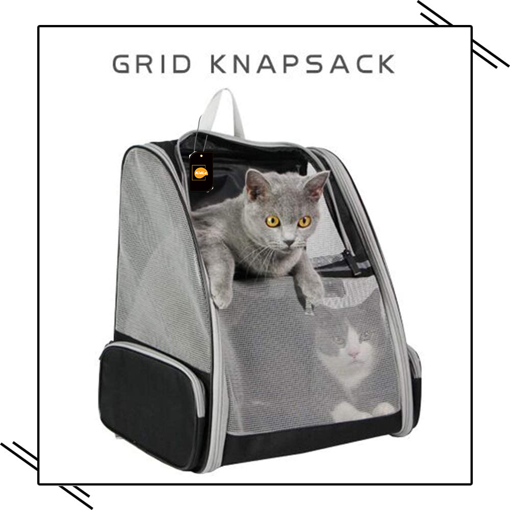 Upgraded Small Cat And Dog Backpack, Ventilation Design, Foldable Hiking Pet Bag