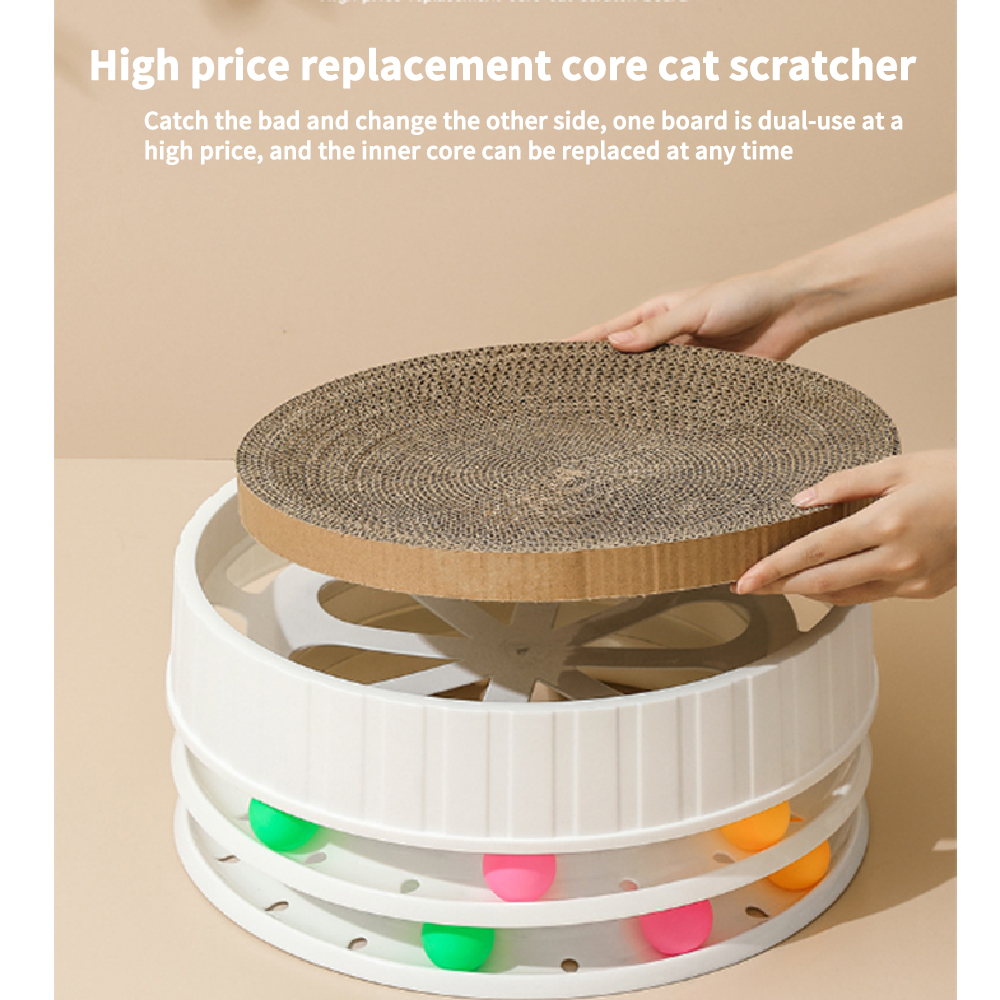 Play Cat Scratching Board Turntable