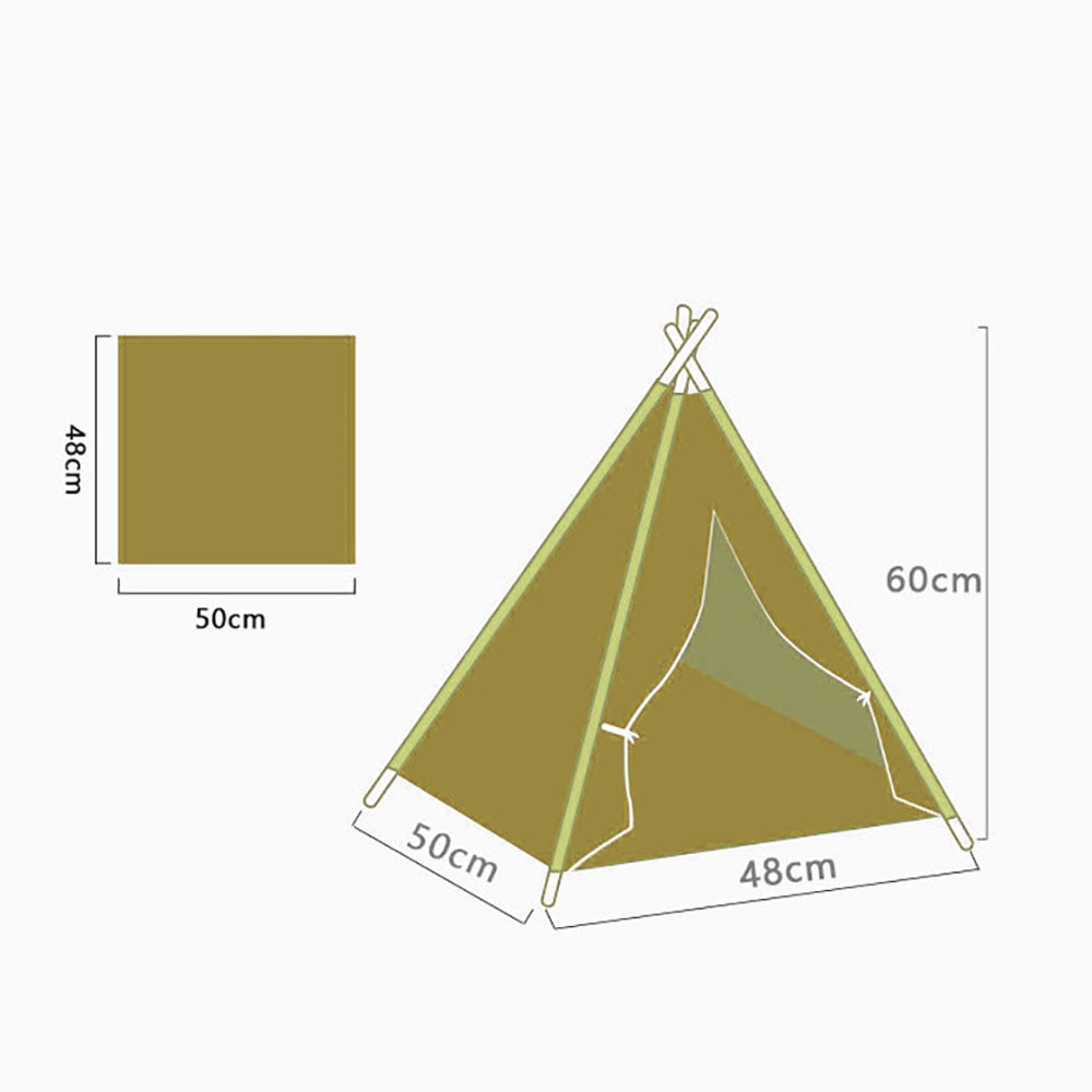 Pet Tent And Kennel Removable And Washable Canvas Dog Tent, Pet Kennel, Pet Mat, Pet Supplies