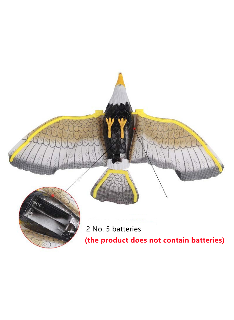 Electric Hanging Wire Flying Eagle 360 Degree Rotating Electric Eagle Running Rivers And Lakes Hot Selling Toys Supply Electric Bird