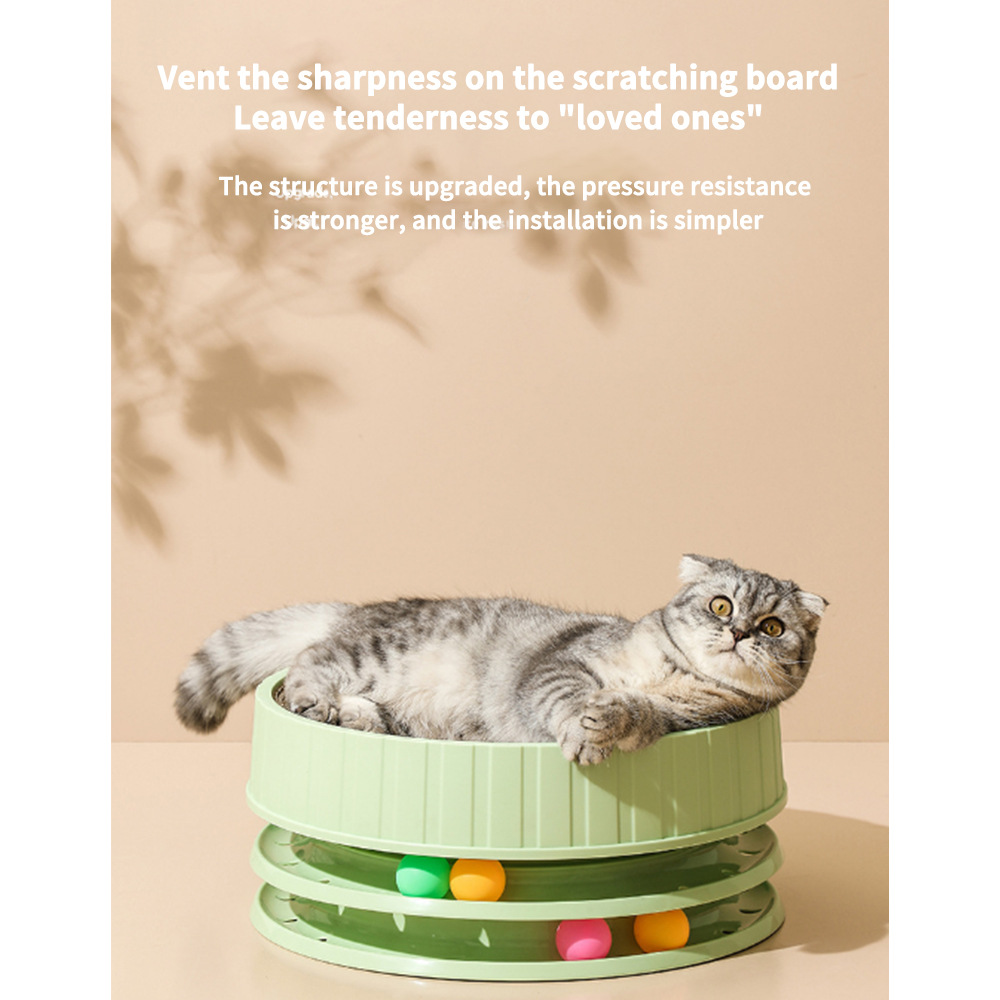 Play Cat Scratching Board Turntable