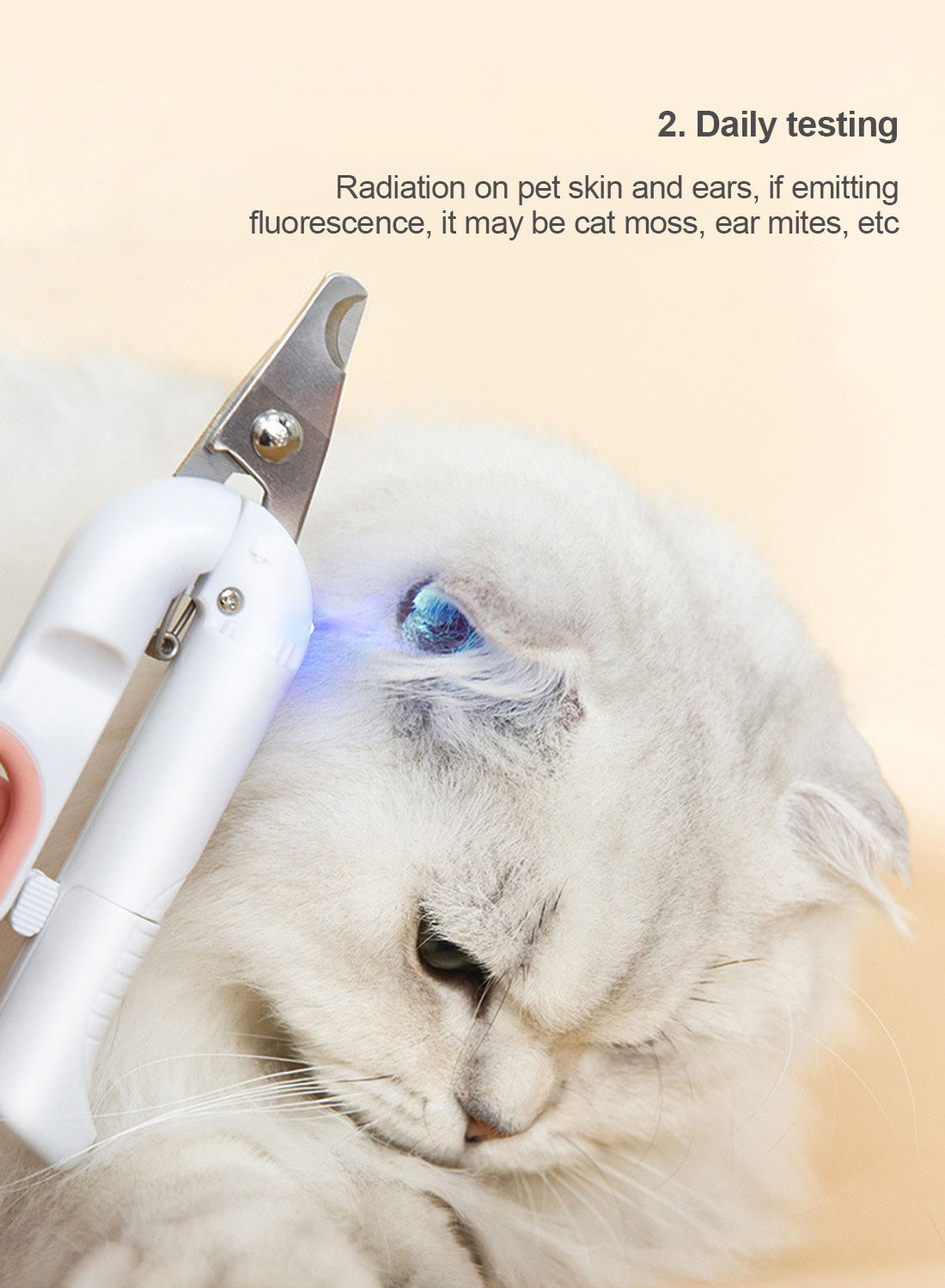 Pet Nail Clippers, Dog Nail Clippers, Cat Nail Clippers, LED Electric Nail Sharpeners, Pet Products