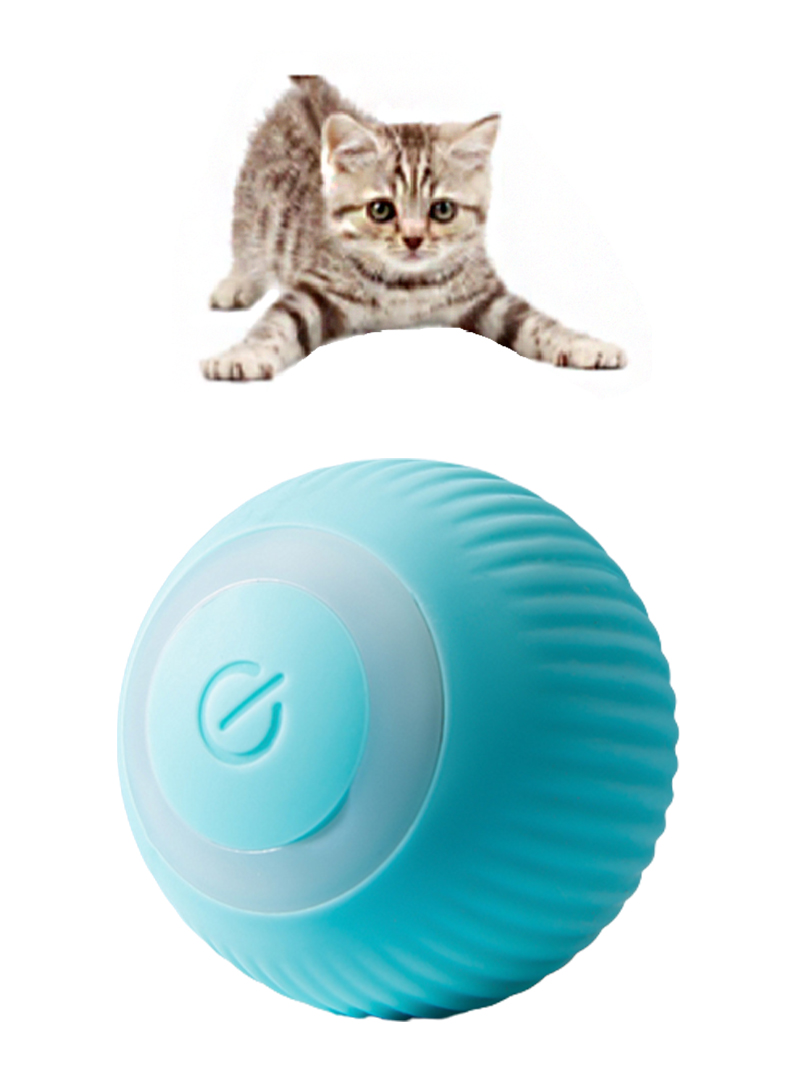 Smart Interactive Cat Toy USB Rechargeable Automatic Cat Toys Ball