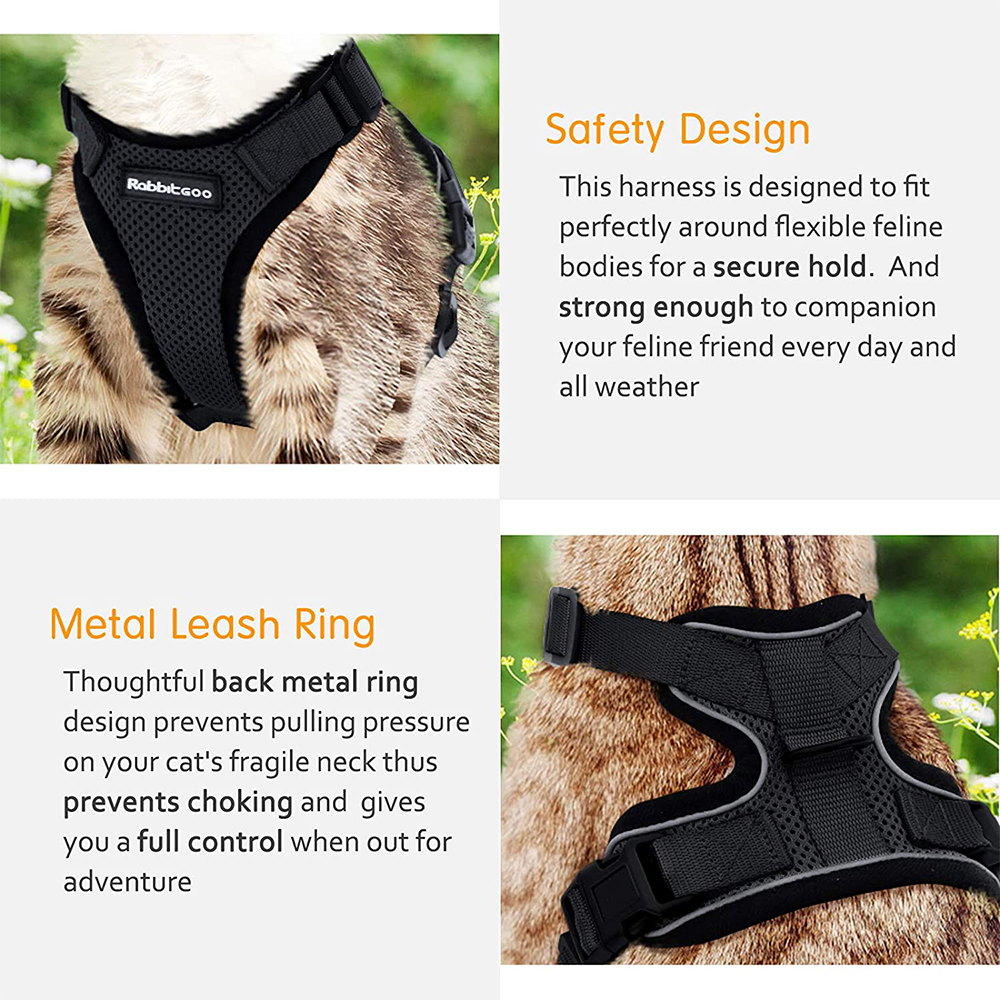 Adjustable Breathable Chest Harness Pet Leash