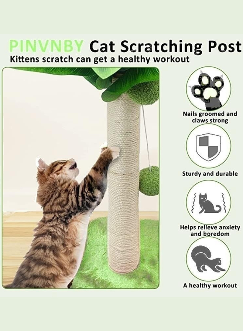 Coconut Tree Cat Tree Cat Paw Frame Sisal Cat Claw Column Grinder Vertical Non Chip Cat Tree Cat Toy