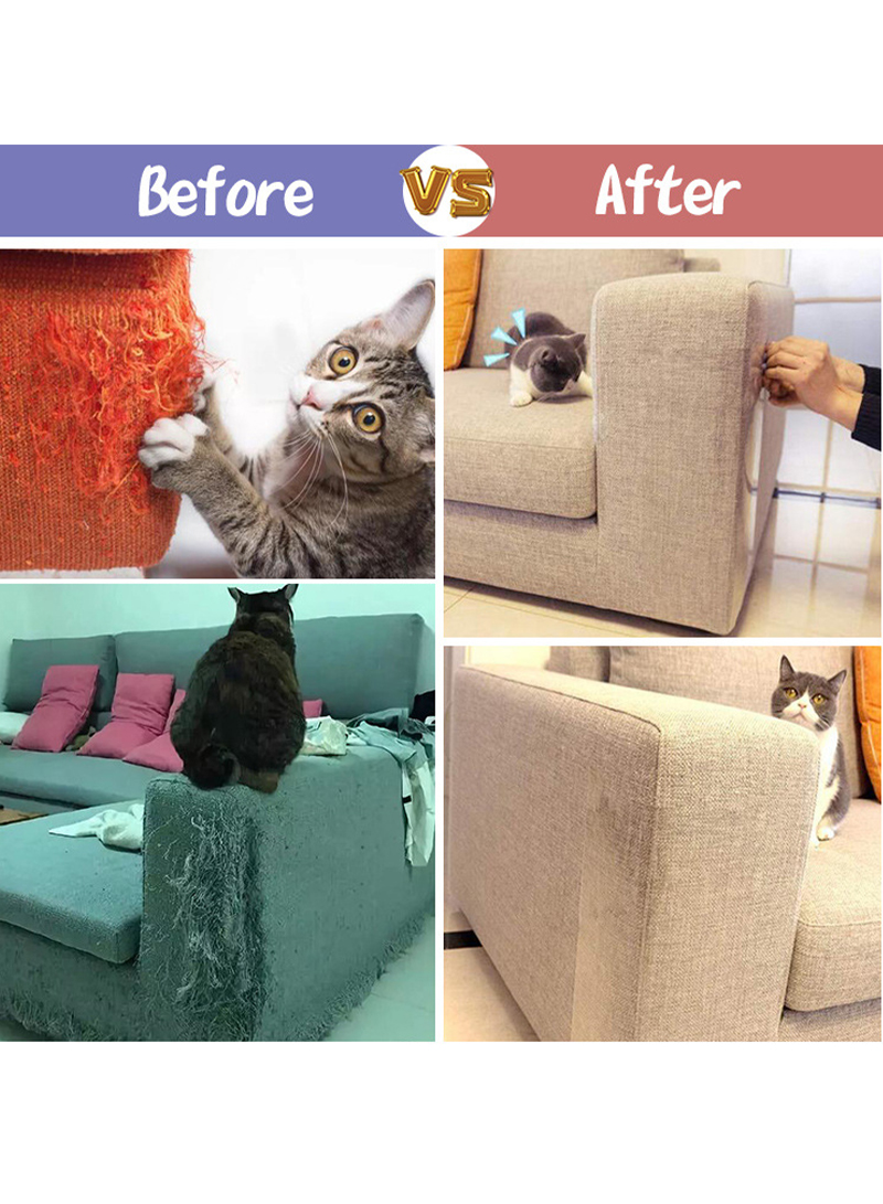 Sofa Protective Tape, Anti Cat Scratch Transparent and Movable Adhesive Tape