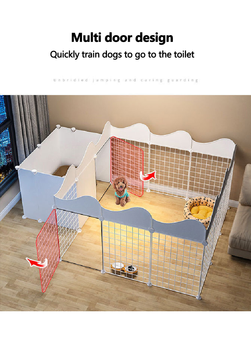 Pet Enclosure with Toilet Training Area